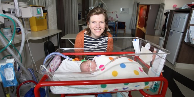 Alicia Spittle With Neonate